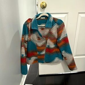 Mains Trip Aztec Bomber Jacket